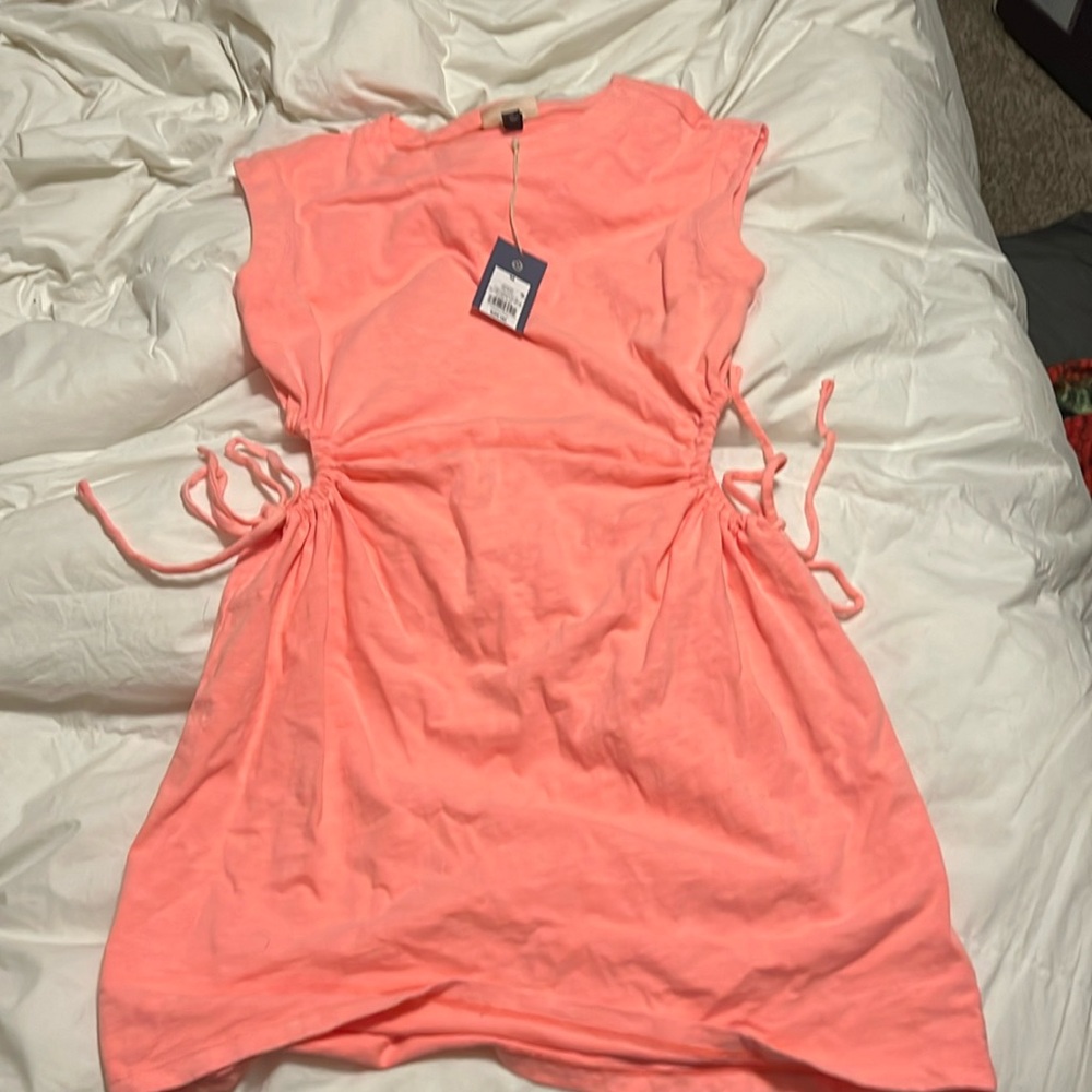 NEW W/TAGS Pink Cut Out Dress